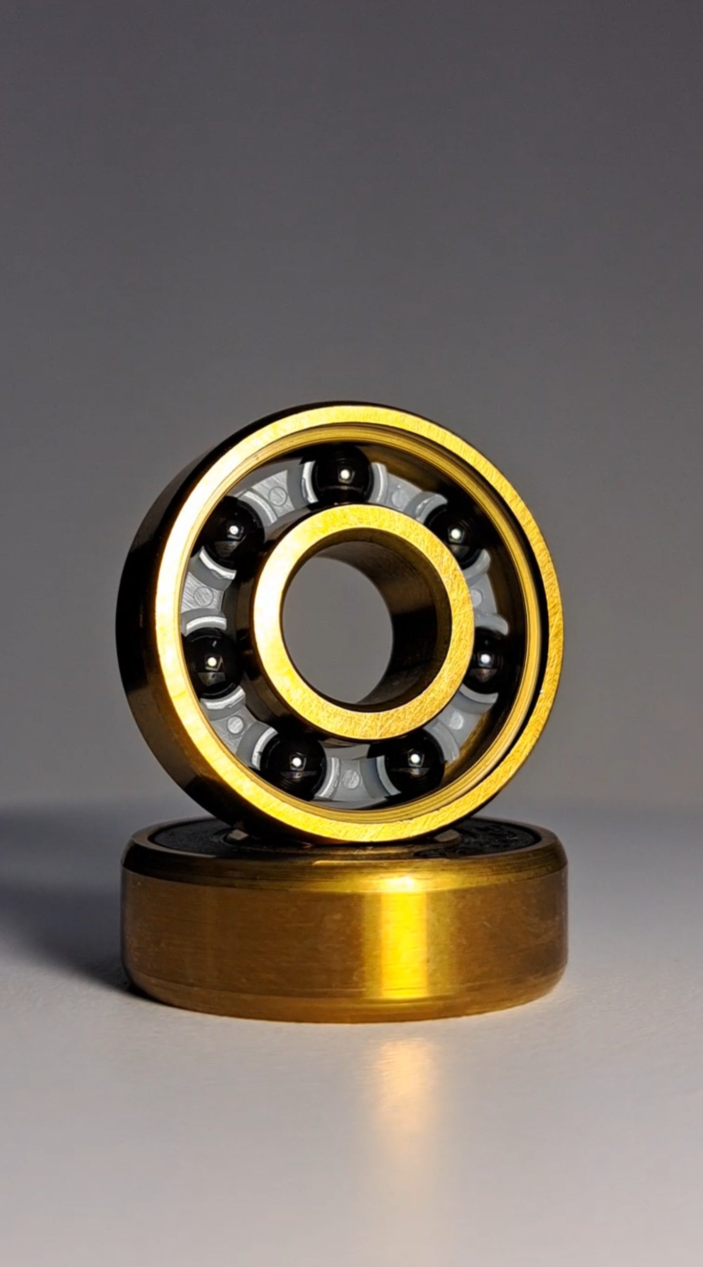 Gold Steel Hybrid Bearings - 608 - 8mm